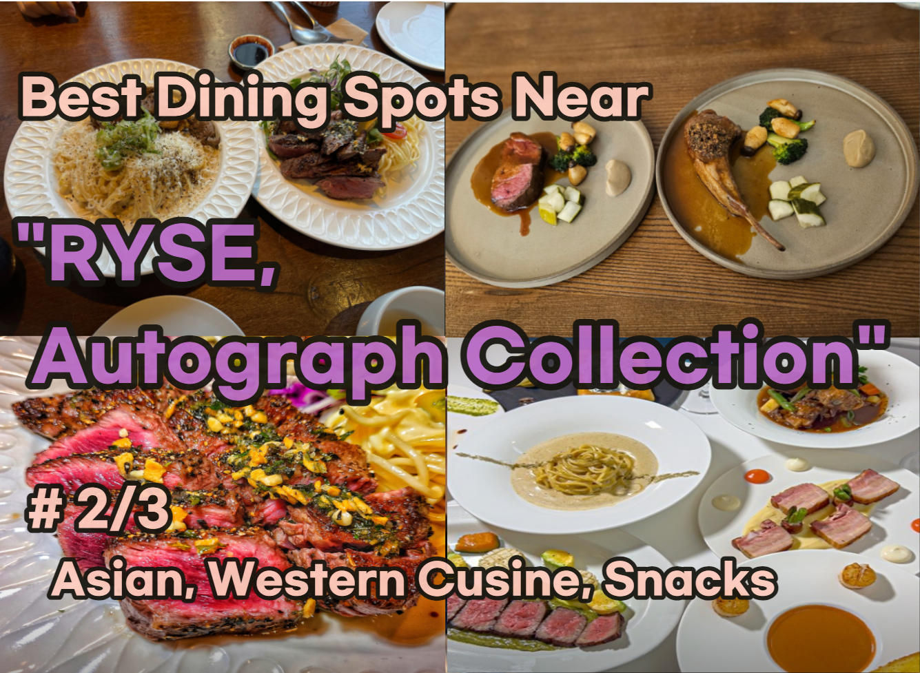 Best Dining Spots Near 'RYSE Autograph Collection'