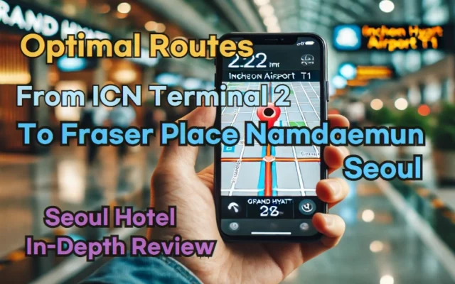 From 'Incheon Airport Terminal 2' to 'Fraser Place Namdaemun Seoul'