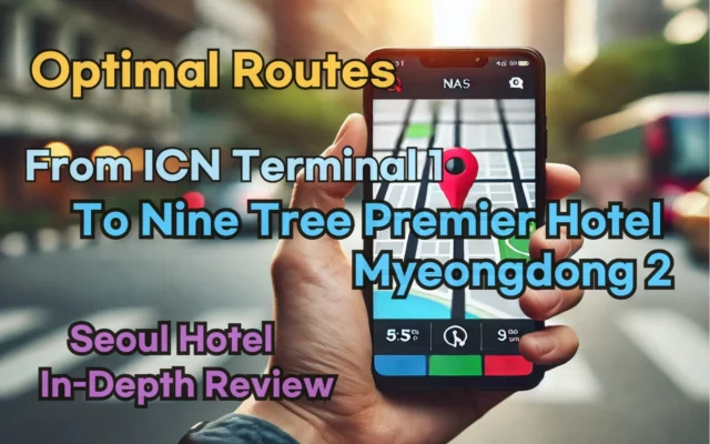 From 'Incheon Airport Terminal 1' to 'Nine Tree Premier Hotel Myeongdong 2'