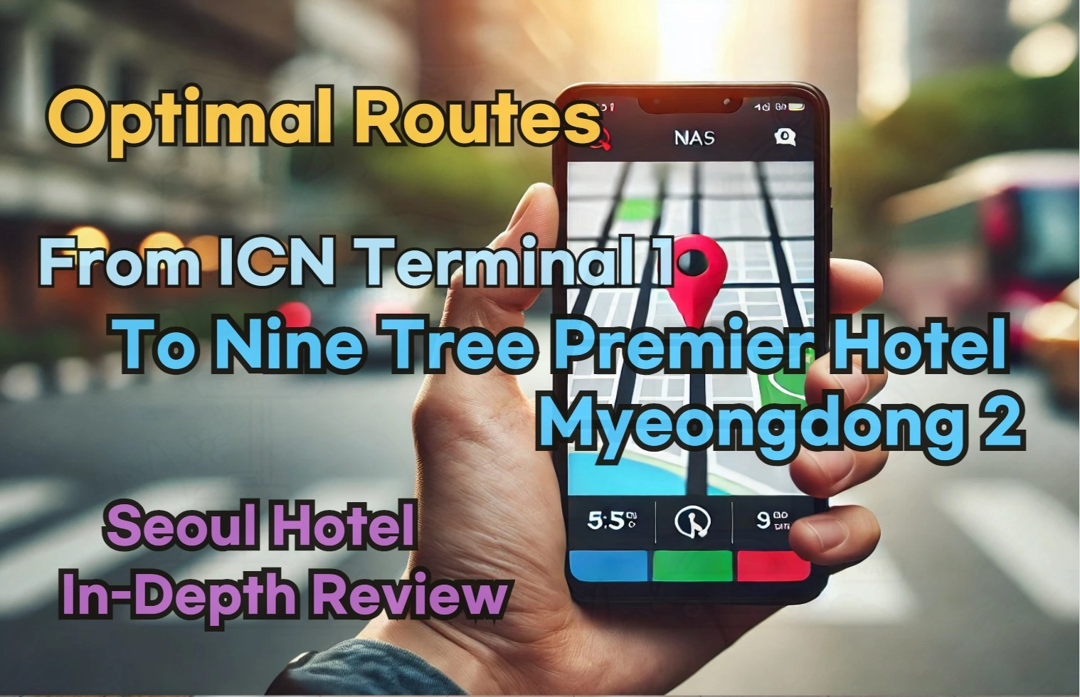 From 'Incheon Airport Terminal 1' to 'Nine Tree Premier Hotel Myeongdong 2'