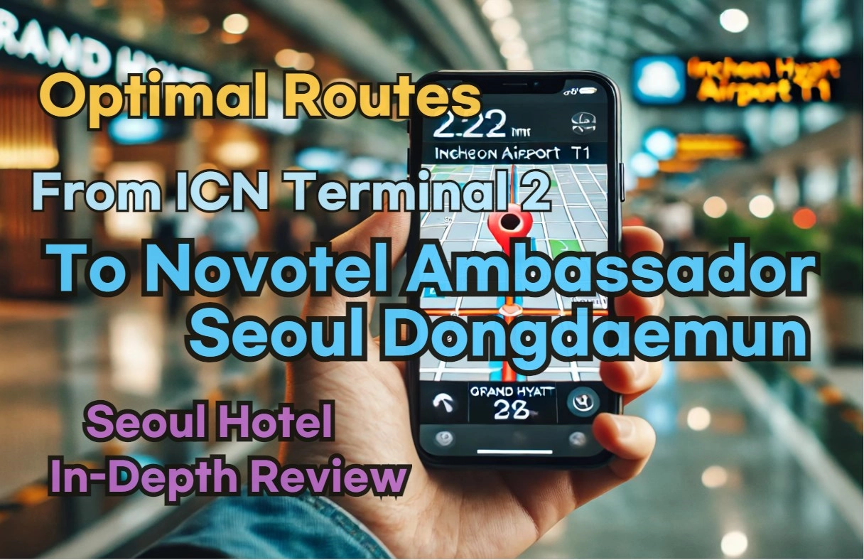 From 'Incheon Airport Terminal 2' to 'Novotel Ambassador Seoul Dongdaemun'