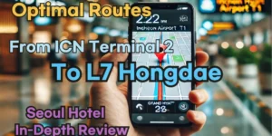 From 'Incheon Airport Terminal 2' to 'L7 Hongdae'