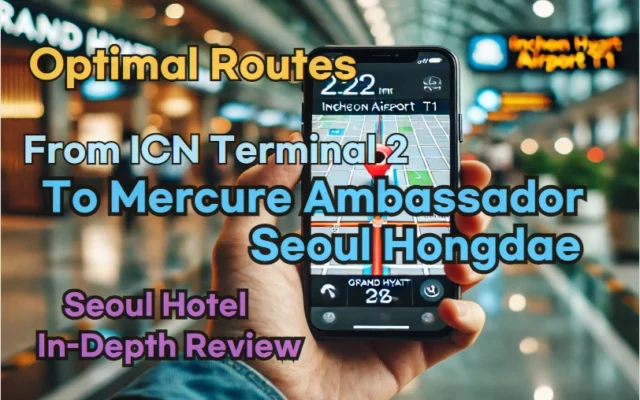 From 'Incheon Airport Terminal 2' to 'Mercure Ambassador Seoul Hongdae'