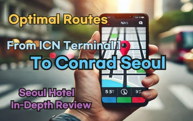 [Hi-K] Local Directions: How to Get to Conrad Seoul from Incheon Airport Terminal 1 (T1) – Insider Tips