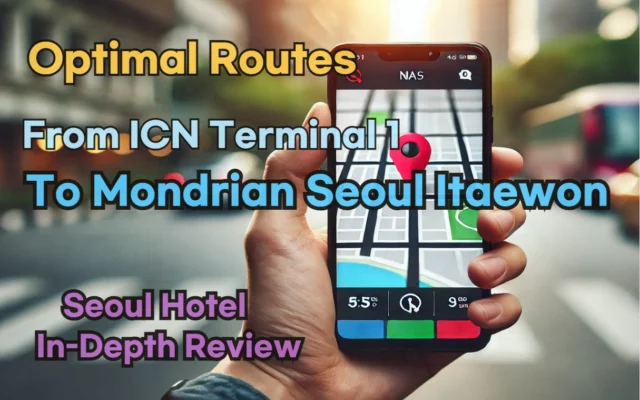 From 'Incheon Airport Terminal 1' to 'Mondrian Seoul Itaewon': Finding the Optimal Route in Real Time
