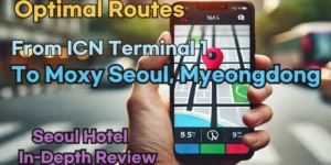 From 'Incheon Airport Terminal 1' to 'Moxy Seoul Myeongdong': Finding the Optimal Route in Real Time