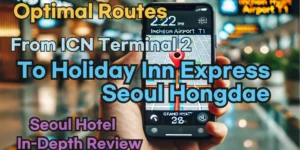 From 'Incheon Airport Terminal 2' to 'Holiday Inn Express Seoul Hongdae': Finding the Optimal Route in Real Time