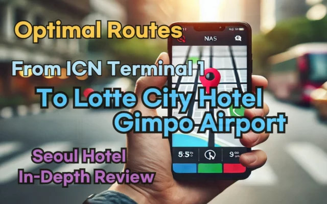 From 'Incheon Airport Terminal 1' to 'Lotte City Hotel Gimpo Airport': Finding the Optimal Route in Real Time