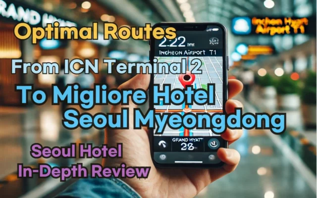 From 'Incheon Airport Terminal 2' to 'Migliore Hotel Seoul Myeongdong': Finding the Optimal Route in Real Time