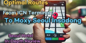 From 'Incheon Airport Terminal 1' to 'Moxy Seoul Insadong': Finding the Optimal Route in Real Time