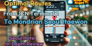 From 'Incheon Airport Terminal 2' to 'Mondrian Seoul Itaewon': Finding the Optimal Route in Real Time