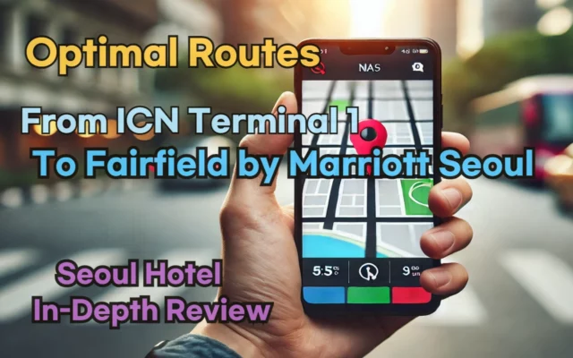 From 'Incheon Airport Terminal 1' to 'Fairfield by Marriott Seoul': Finding the Optimal Route in Real Time