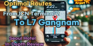 Fastest Way from Incheon Airport T2(ICN T2) to L7 Gangnam: A Naver Map Guide