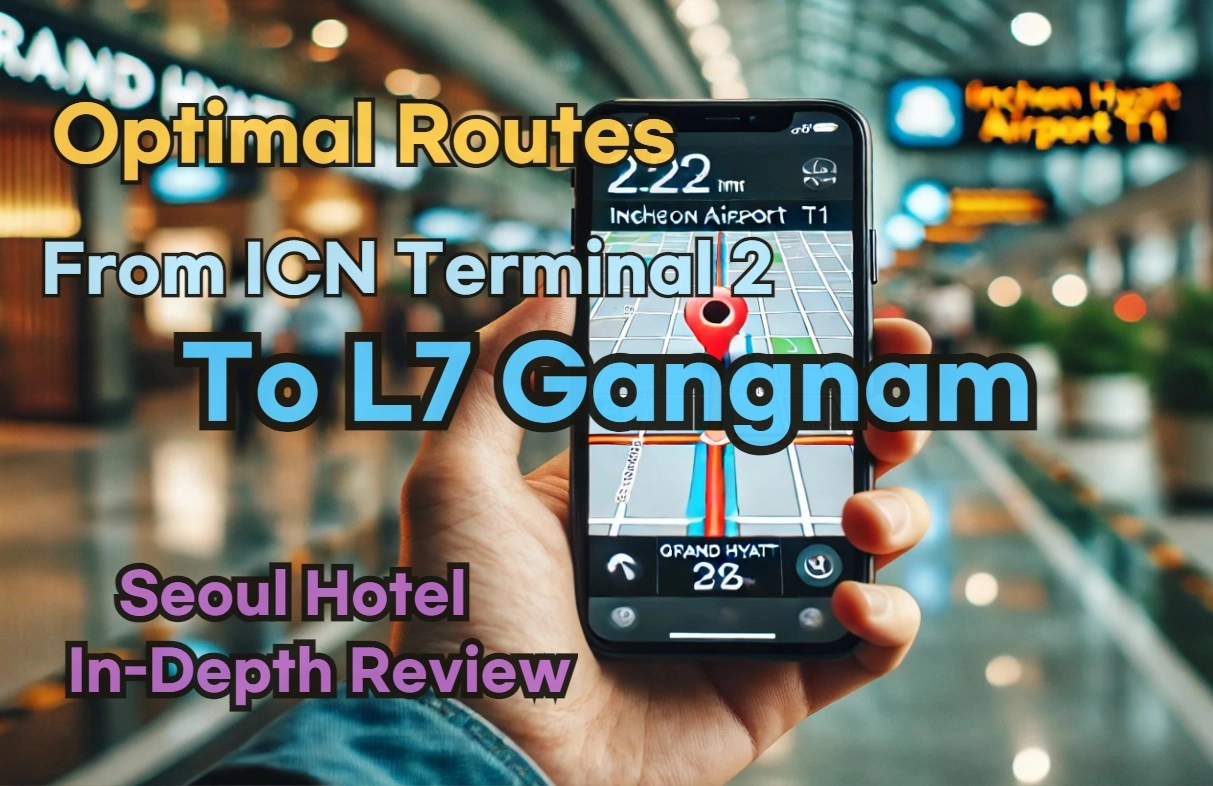 Fastest Way from Incheon Airport T2(ICN T2) to L7 Gangnam: A Naver Map Guide