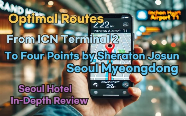 [Hi-K] Local Directions: Incheon Airport T2 to Four Points by Sheraton Josun Seoul Myeongdong – Insider Tips
