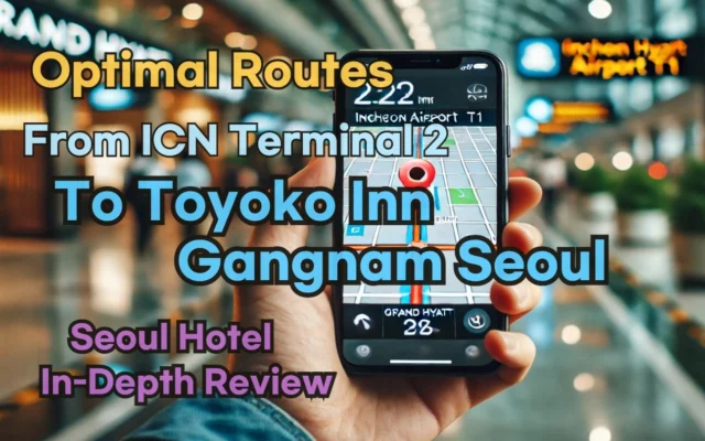 [Hi-K] Local Directions: Incheon Airport T2 to Toyoko Inn Seoul Gangnam – Insider Tips