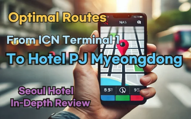 [Hi-K] Local Directions: How to Get to Hotel PJ Myeongdong from Incheon Airport Terminal 1 (T1) – Insider Tips