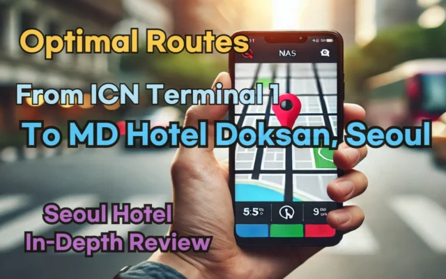 [Hi-K] Local Directions: How to Get to MD Hotel Doksan, Seoul from Incheon Airport Terminal 1 (T1) – Insider Tips