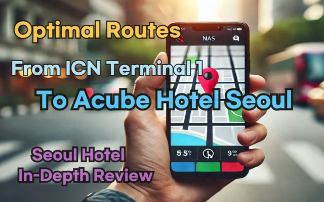 [Hi-K] Local Directions: How to Get to Acube Hotel, Seoul from Incheon Airport Terminal 1 (T1) – Insider Tips