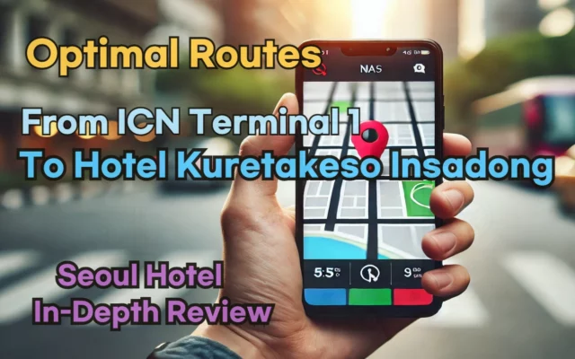 [Hi-K] Local Directions: How to Get to Hotel Kuretakeso Insadong from Incheon Airport Terminal 1 (T1) – Insider Tips
