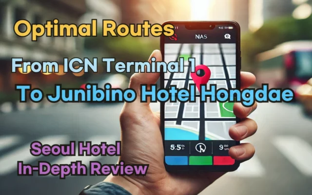 [Hi-K] Local Directions: How to Get to Junibino Hotel Hongdae from Incheon Airport Terminal 1 (T1) – Insider Tips
