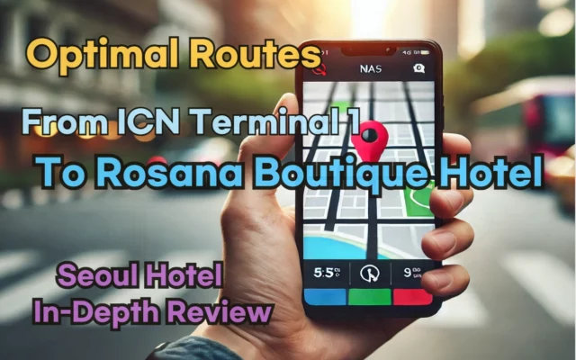 [Hi-K] Local Directions: How to Get to Rosana Boutique Hotel, Seoul from Incheon Airport Terminal 1 (T1) – Insider Tips