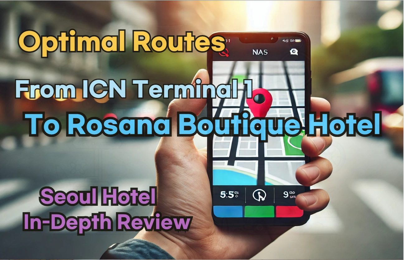 [Hi-K] Local Directions: How to Get to Rosana Boutique Hotel, Seoul from Incheon Airport Terminal 1 (T1) – Insider Tips