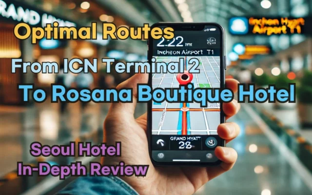 [Hi-K] Local Directions: Incheon Airport T2 to Rosana Boutique Hotel, Seoul – Insider Tips